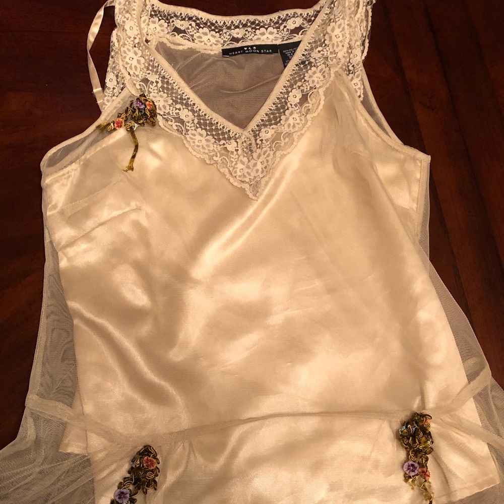 Heart moon stars top